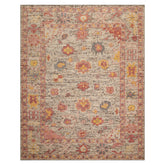 LoomBloom 8' x 10' Beige Hand Knotted Wool Transitional Arts & Crafts Oriental Rug